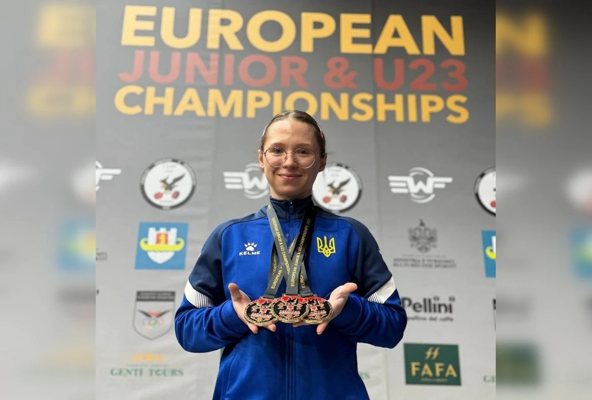 Українська важкоатлетка Ольга Івженко виборола три золоті медалі на чемпіонаті Європи U23 Українська важкоатлетка Ольга Івженко виборола три золоті медалі на чемпіонаті Європи U23