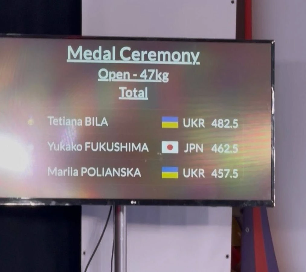 Харківська спортсменка виборола світове золото з паверліфтингу Харківська спортсменка виборола світове золото з паверліфтингу