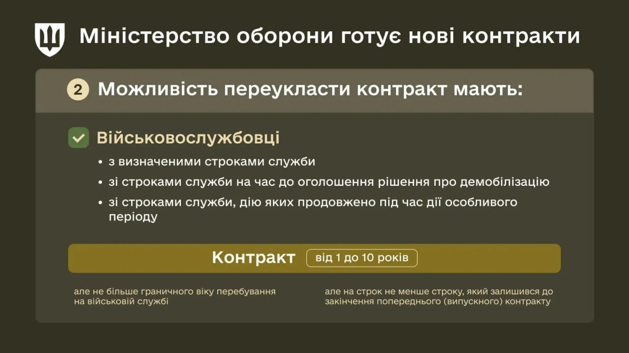 Кабмін погодив запровадження мотиваційних контрактів для Сил оборони