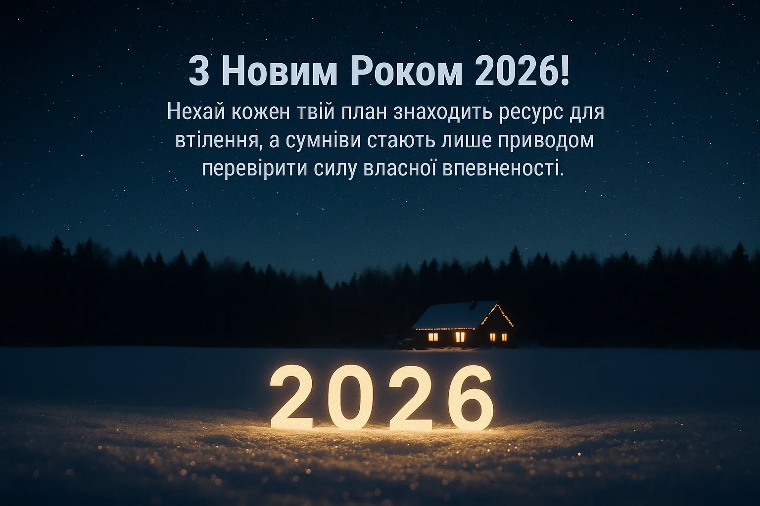 Привітання з новим роком 2026