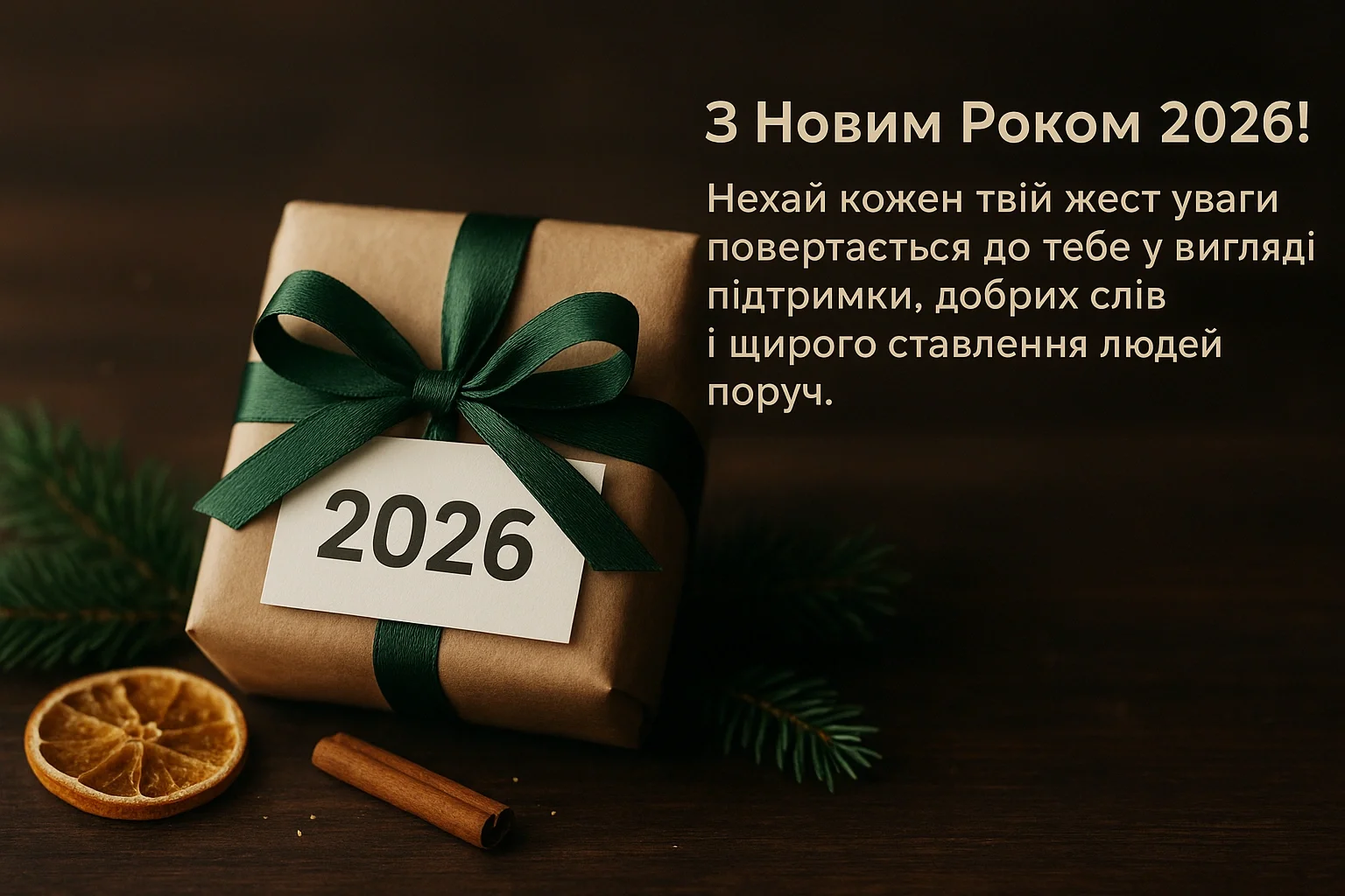 Привітання з новим роком 2026