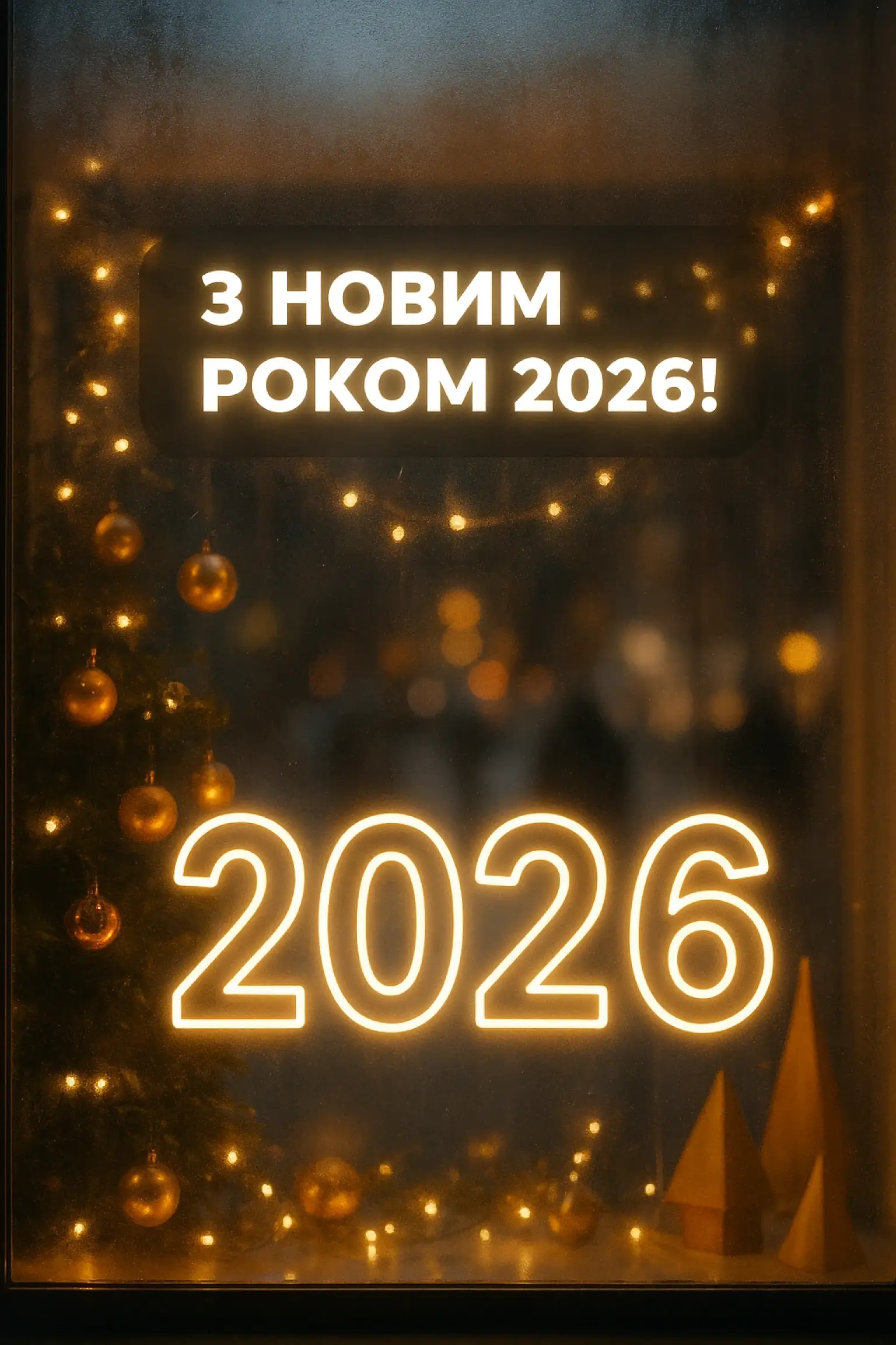 Привітання з новим роком 2026