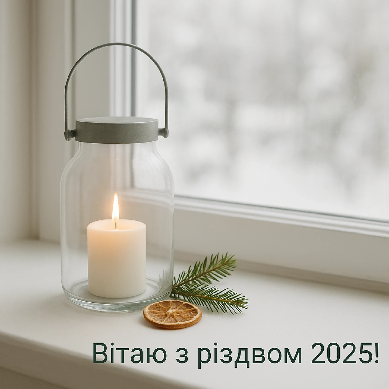 Привітання з різдвом 2025