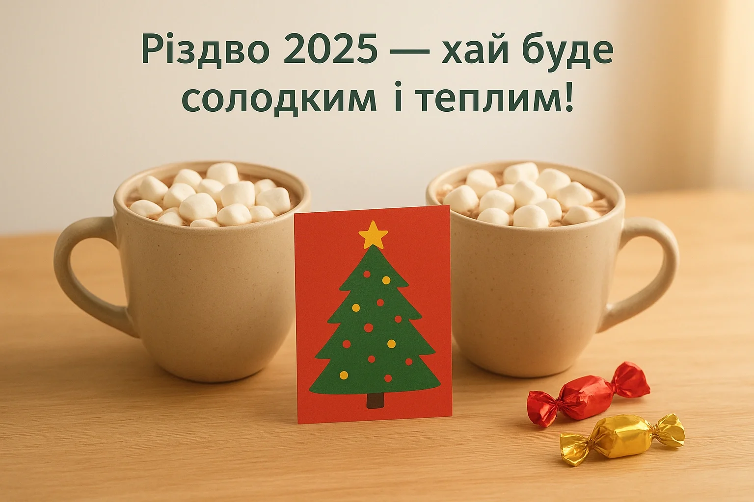 Привітання з різдвом 2025