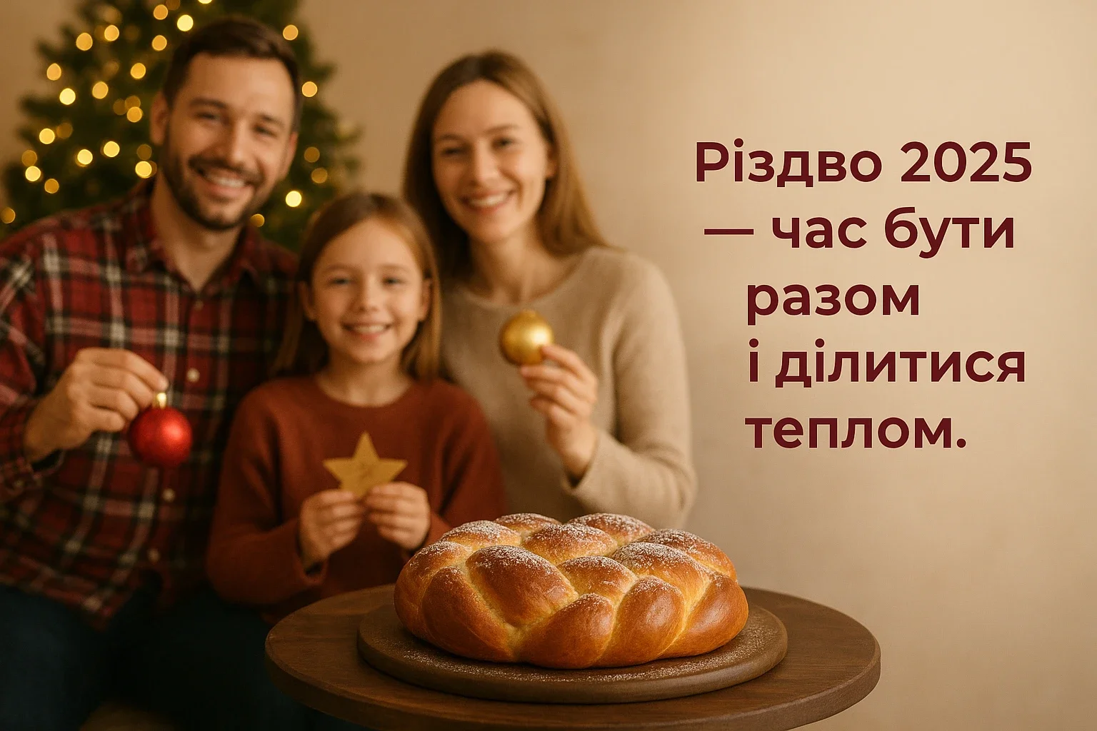 Привітання з різдвом 2025