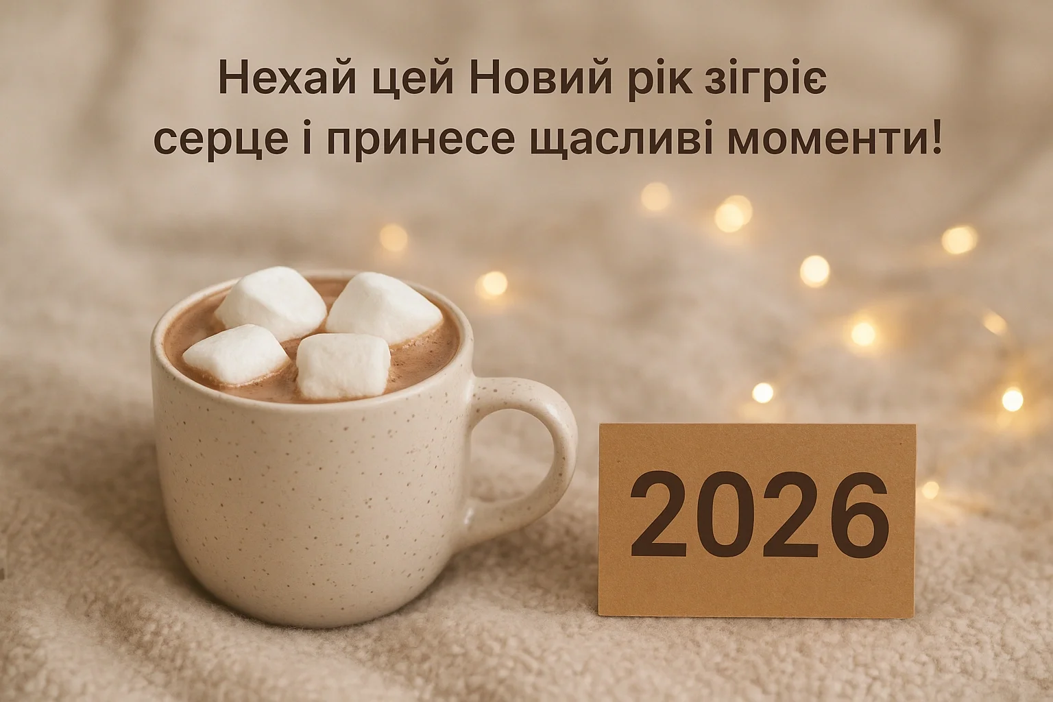 Привітання з прийдешнім новим роком 2026