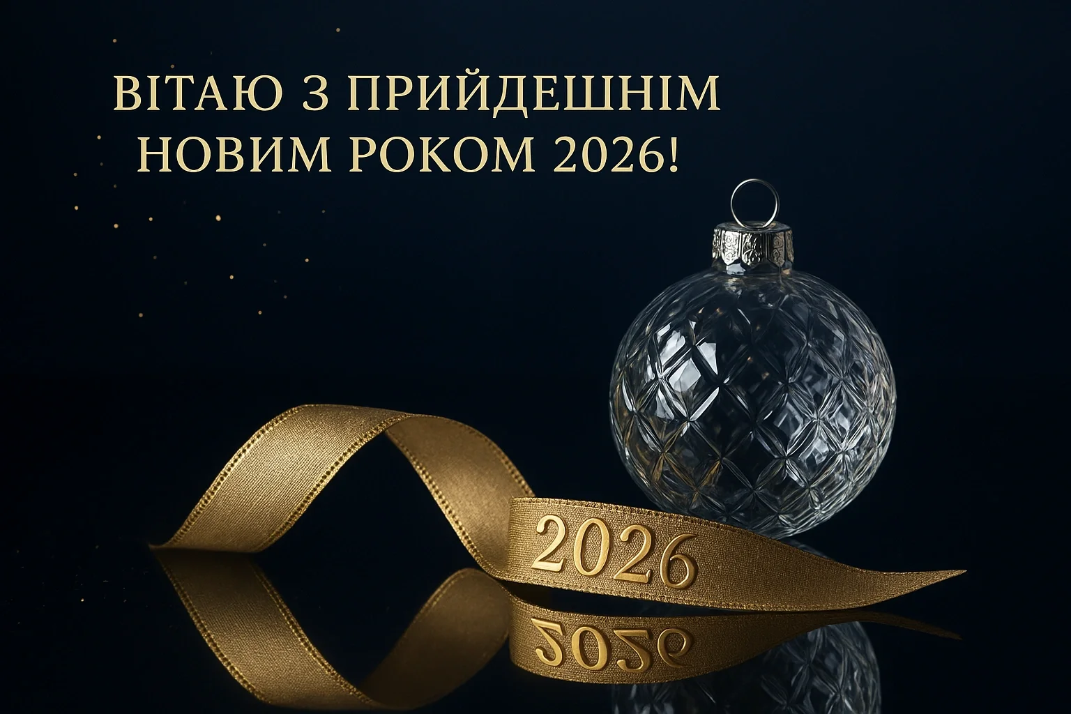 Привітання з прийдешнім новим роком 2026