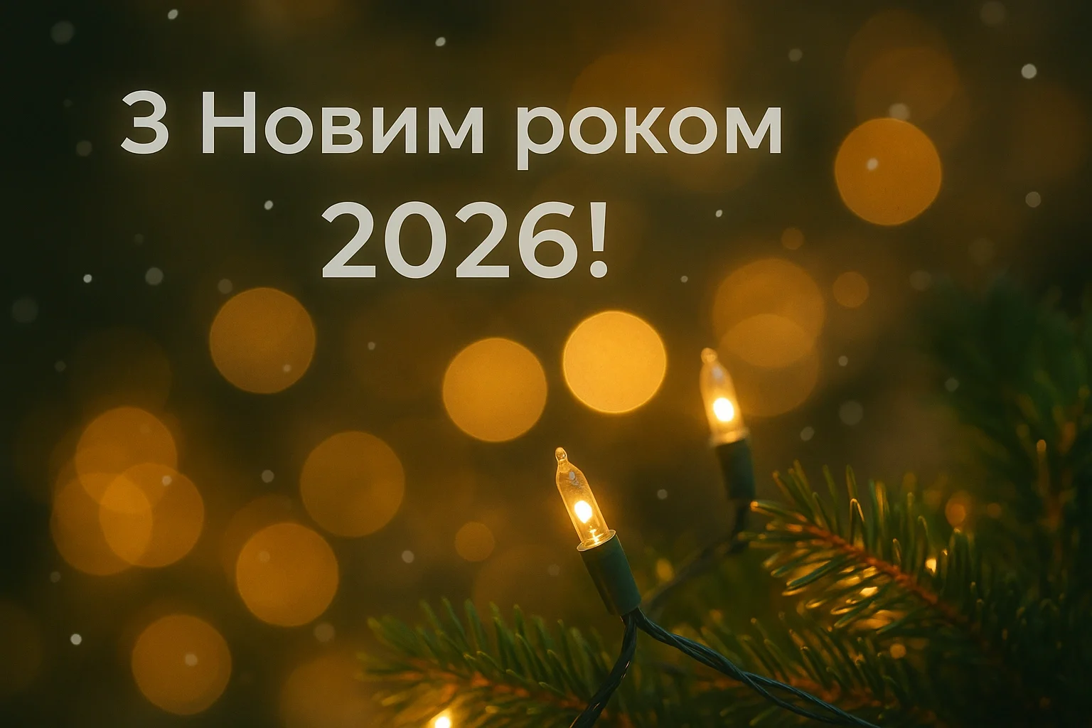 Привітання з прийдешнім новим роком 2026