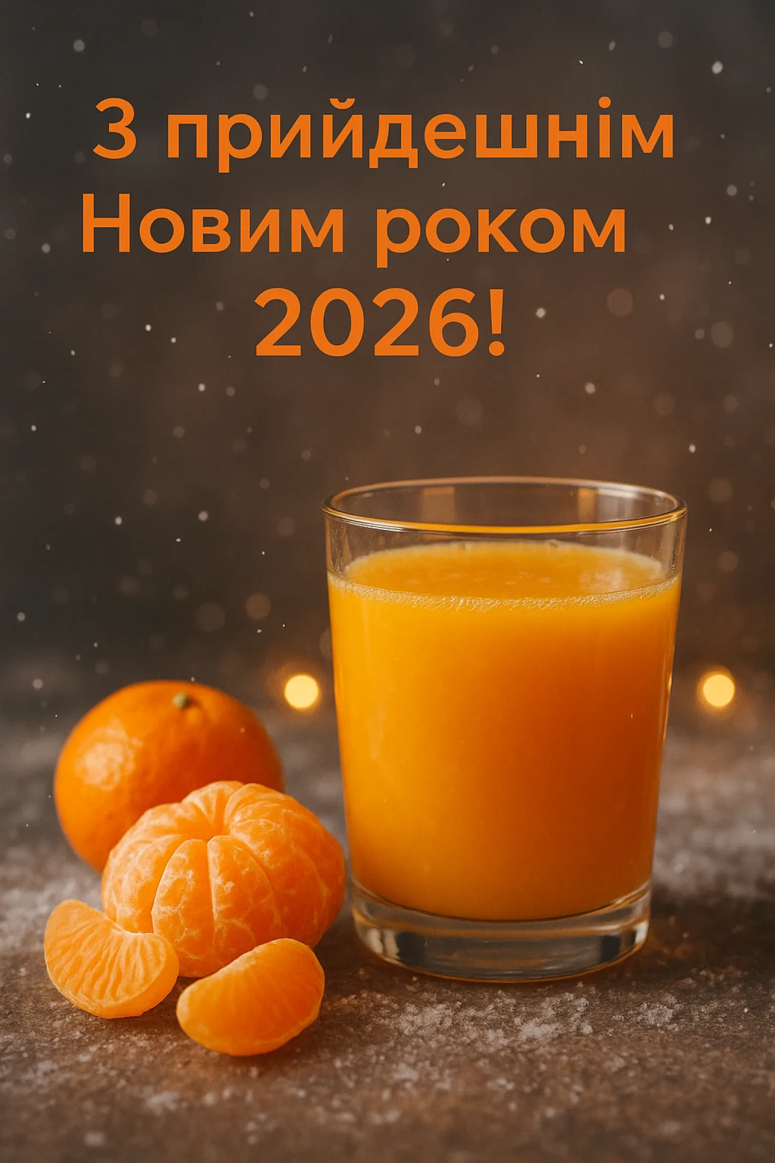 Привітання з прийдешнім новим роком 2026