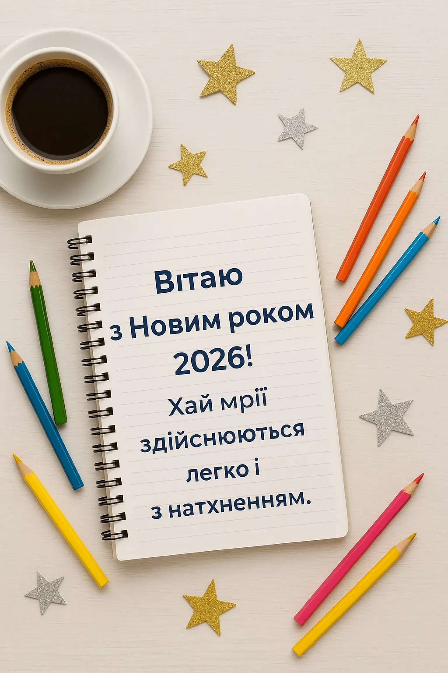 Привітання з прийдешнім новим роком 2026