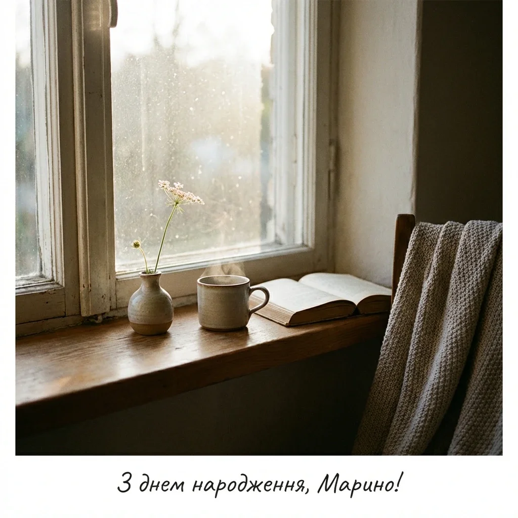 Марина з днем народження своїми словами