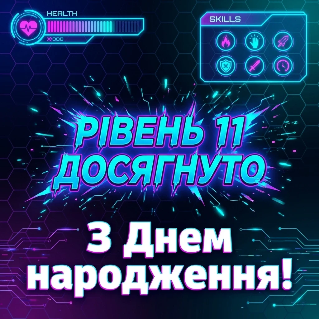 привітання з днем народження хлопчика 11 років