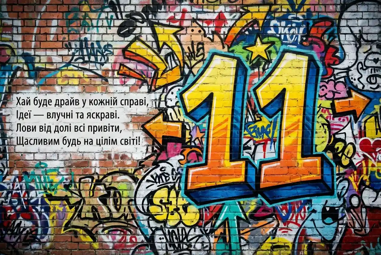 привітання з днем народження хлопчика 11 років