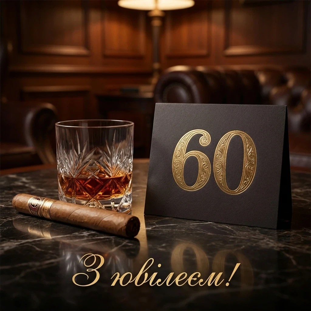привітання з ювілеєм 60-річчям