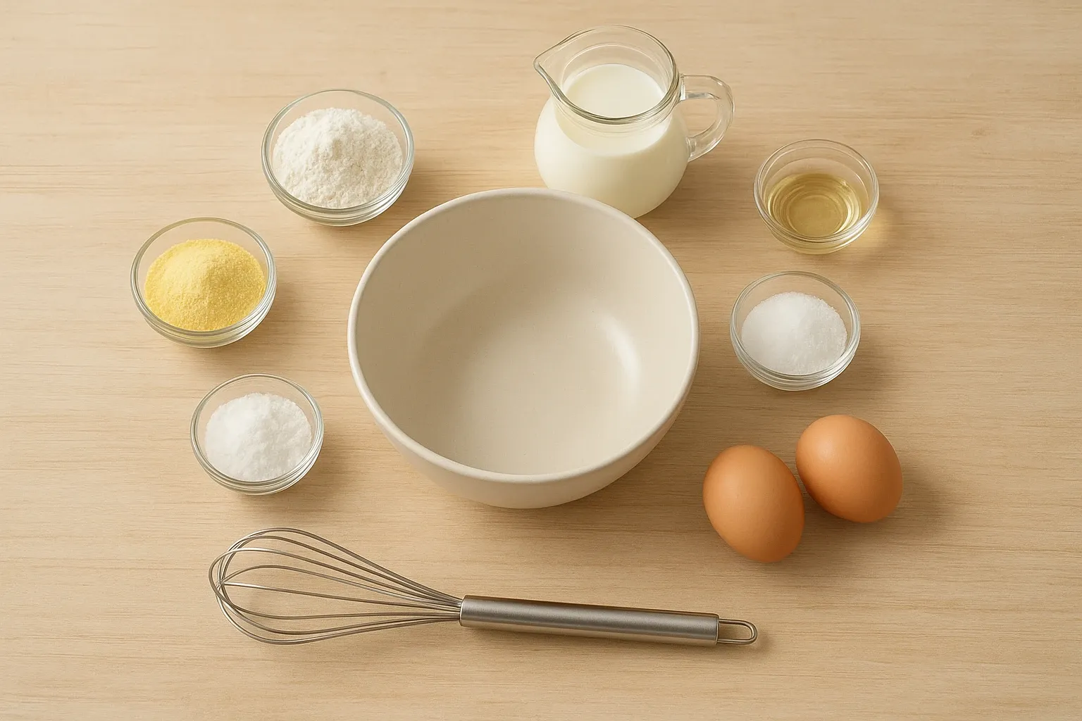 млинці з кукурудзяного борошна