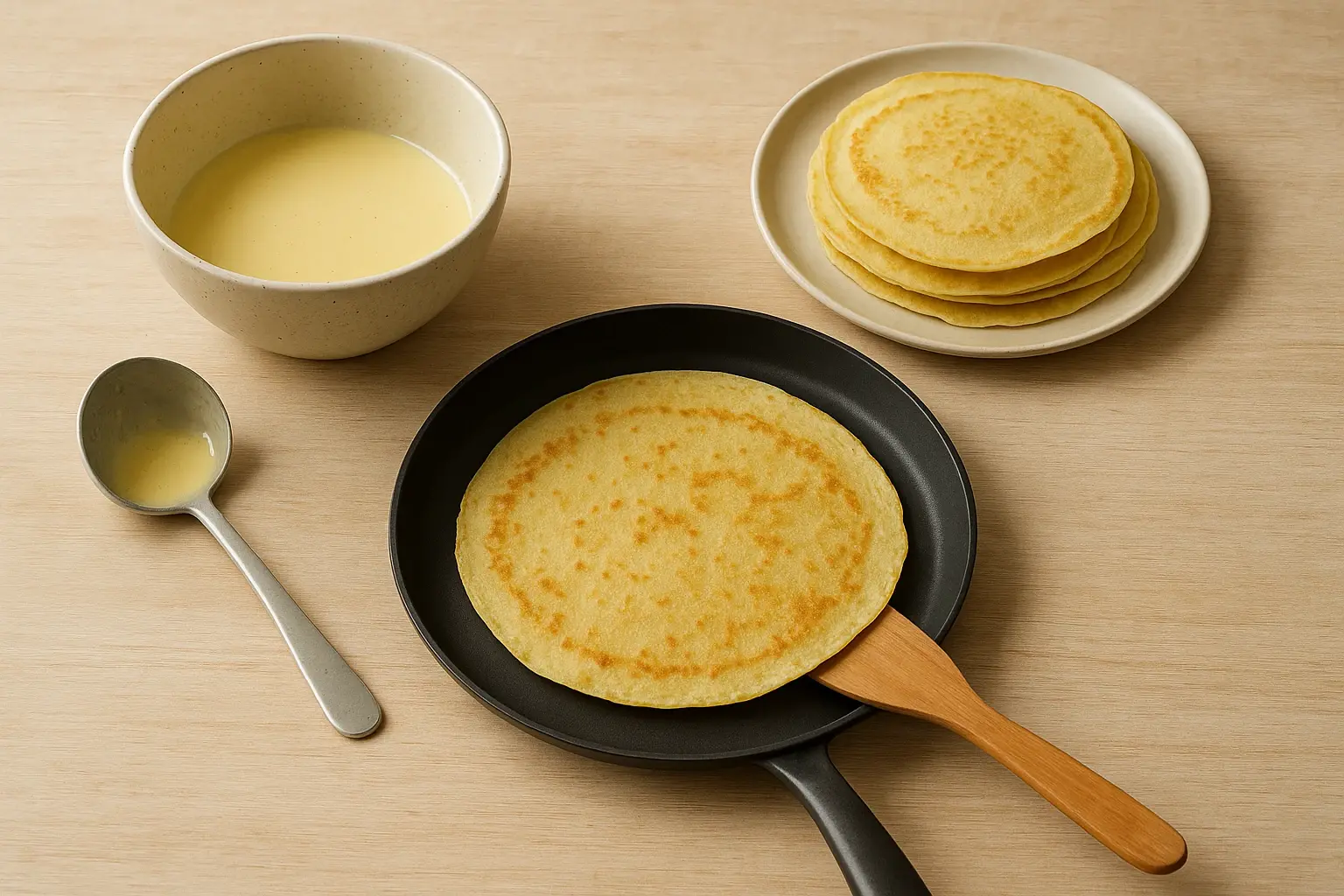 млинці з кукурудзяного борошна