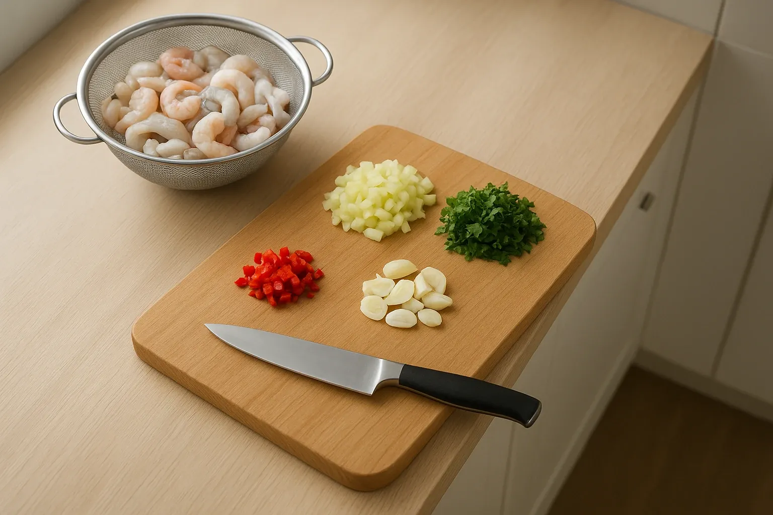 спагетти с морепродуктами