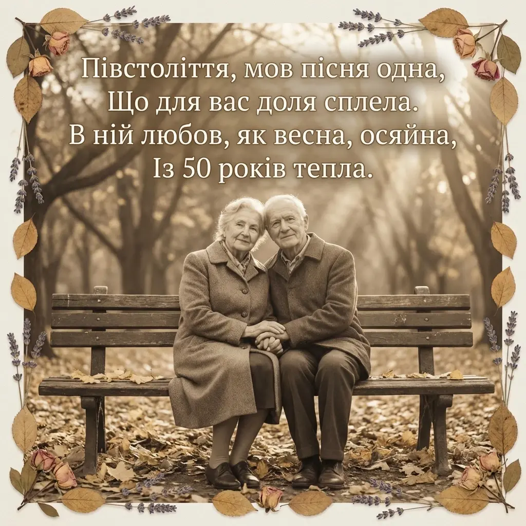 золоте весілля 50 років разом