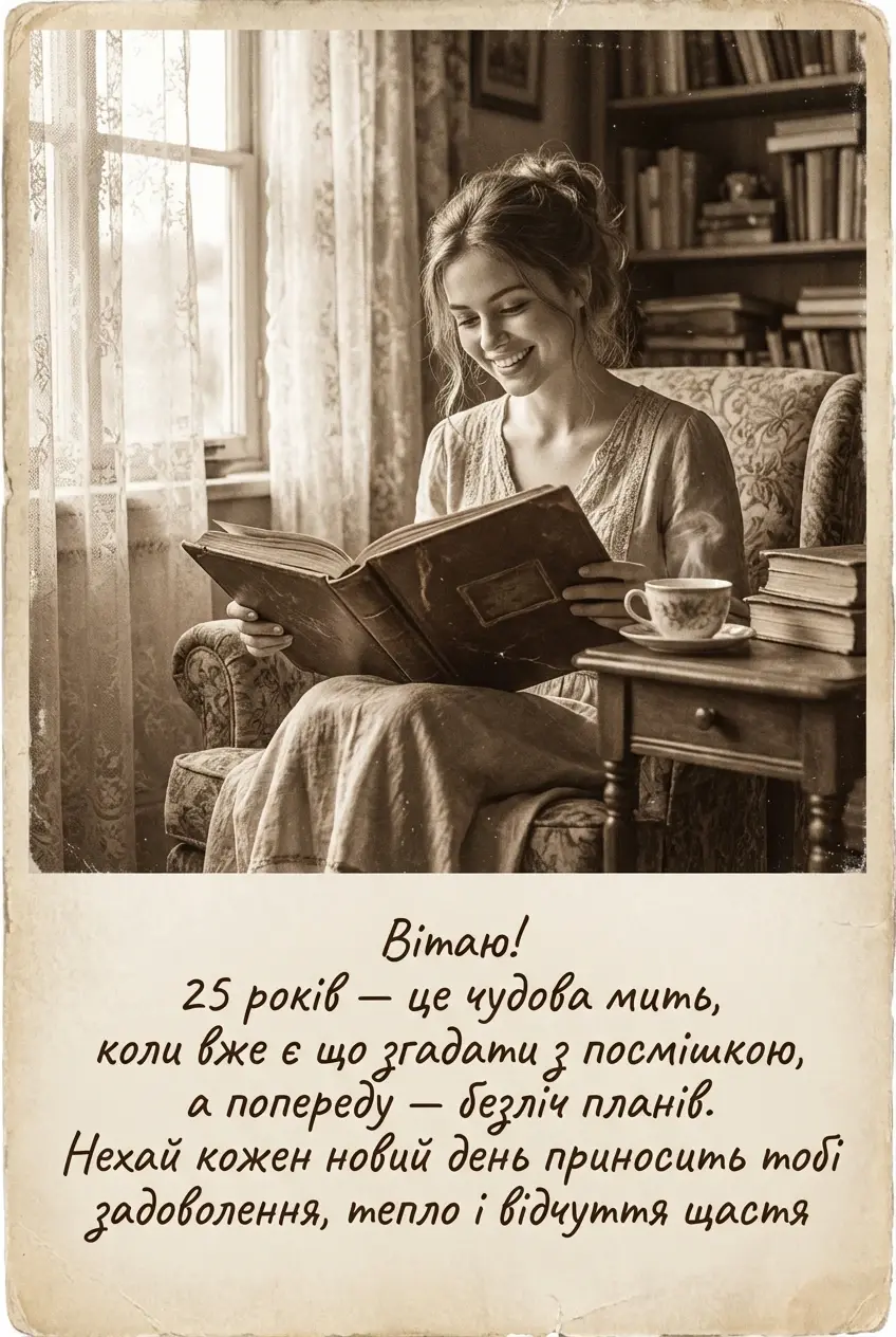 привітання з ювілеєм 25