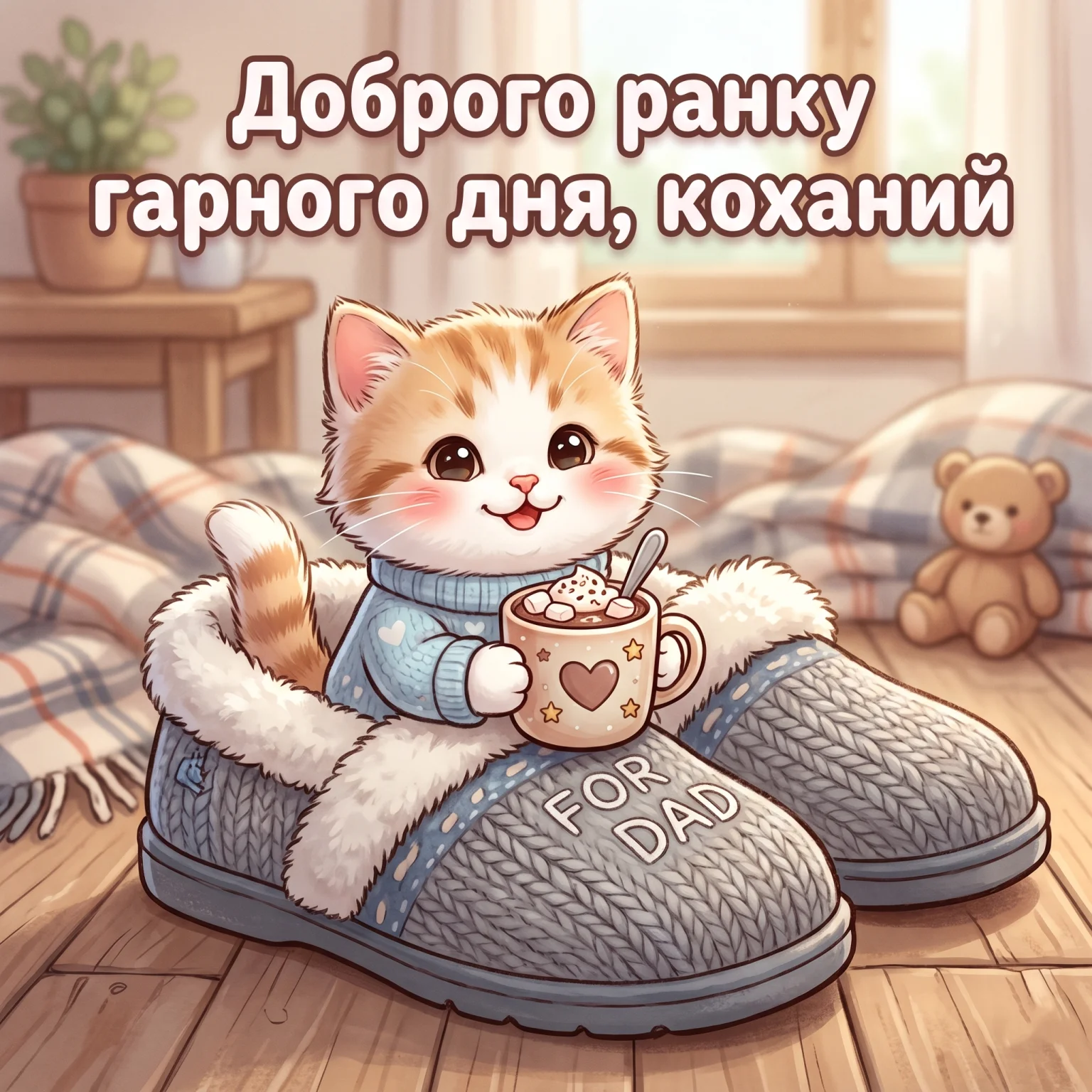 Доброго ранку та гарного дня, коханий: надихаючі листівки та найтепліші побажання