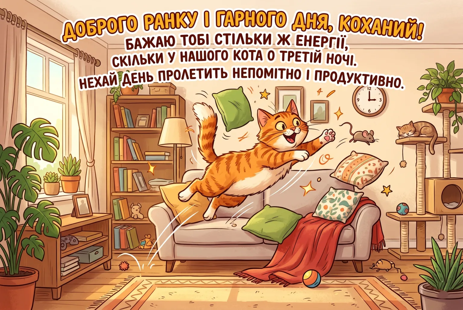 Доброго ранку та гарного дня, коханий: надихаючі листівки та найтепліші побажання