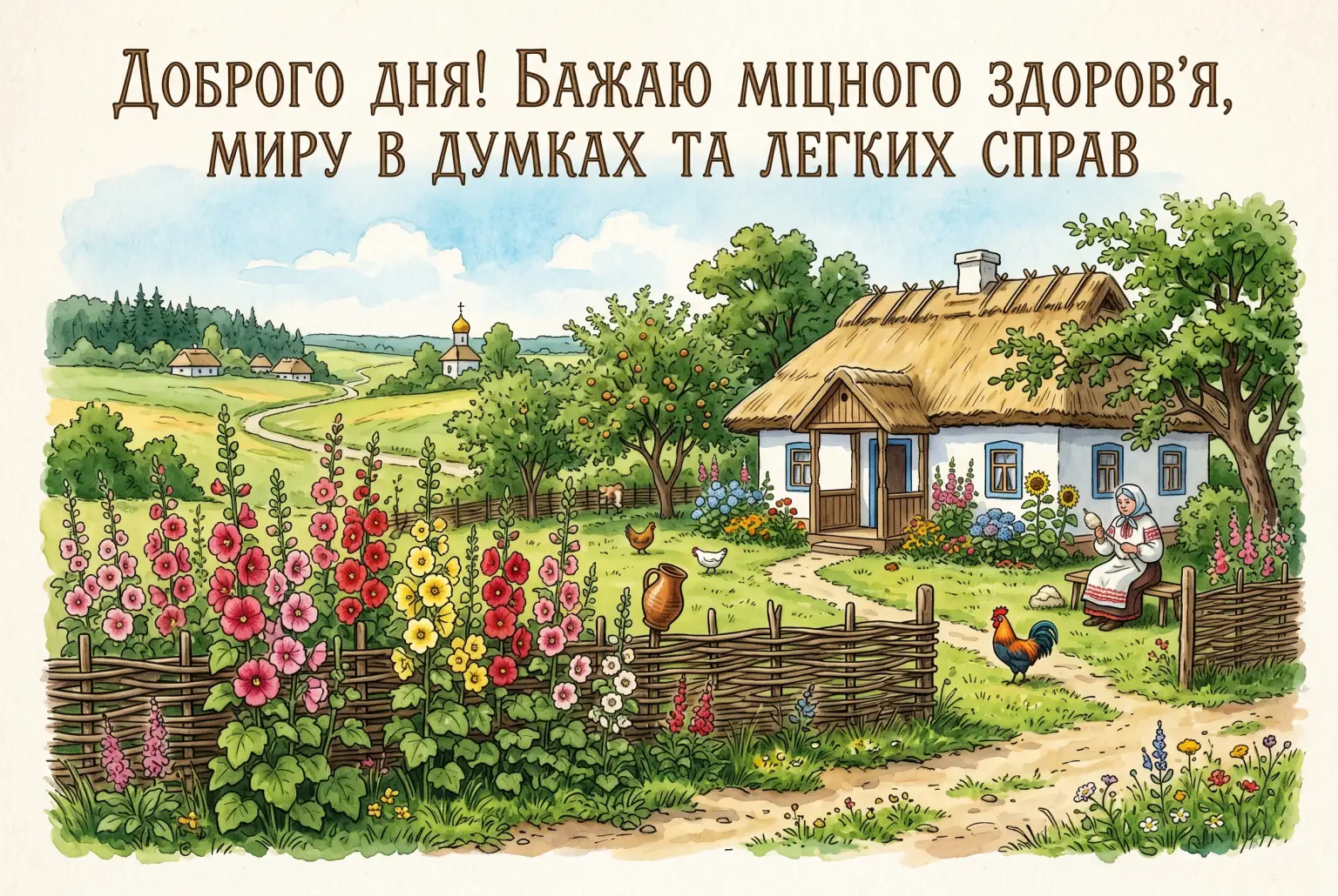 Листівки доброго дня: найкращі побажання та яскраві картинки для гарного настрою