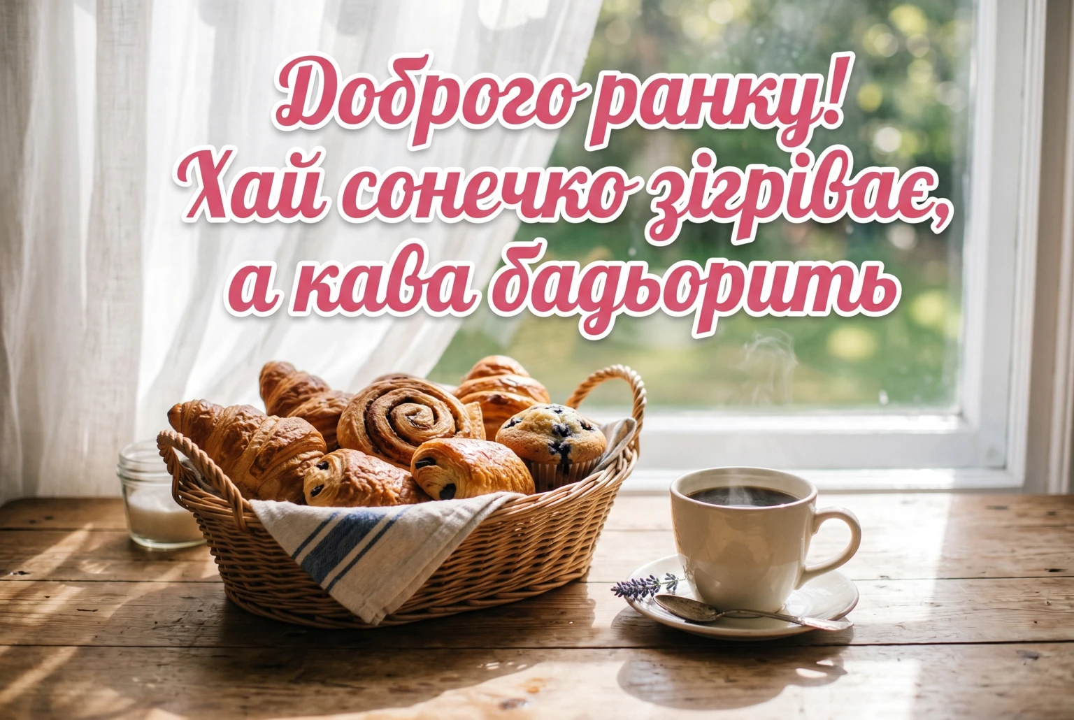 Доброго ранку у прозі: душевні побажання та красиві листівки для гарного настрою