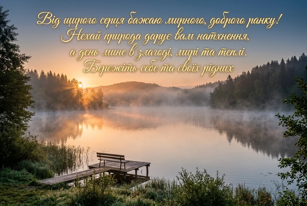 Мирного, доброго ранку: найкращі картинки та щирі побажання для гарного настрою