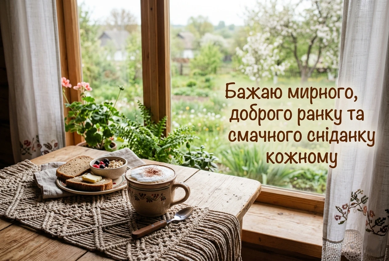 Мирного, доброго ранку: найкращі картинки та щирі побажання для гарного настрою
