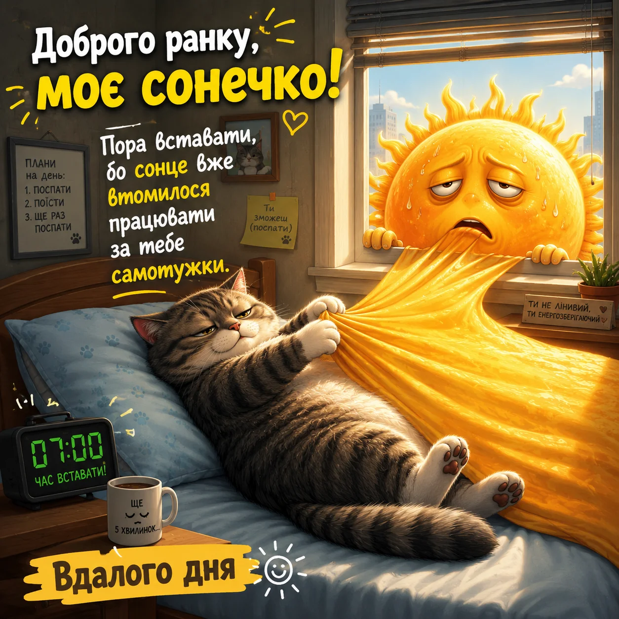 Доброго ранку, моє сонечко: картинки та найтепліші побажання для чудового настрою