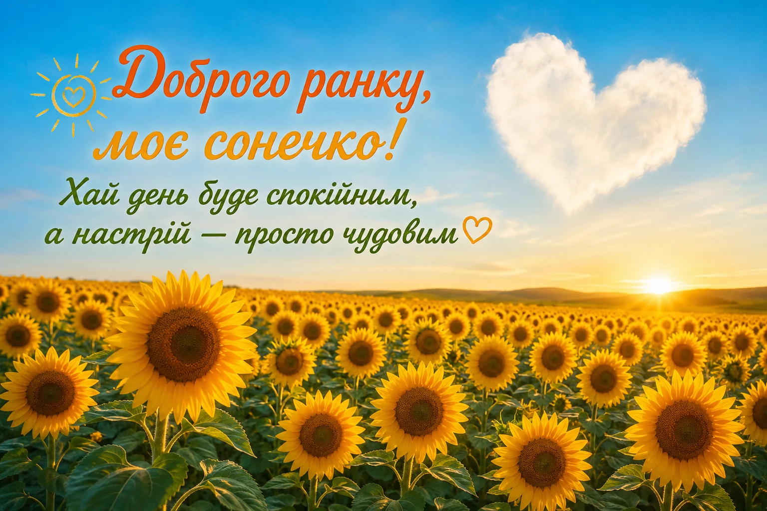 Доброго ранку, моє сонечко: картинки та найтепліші побажання для чудового настрою