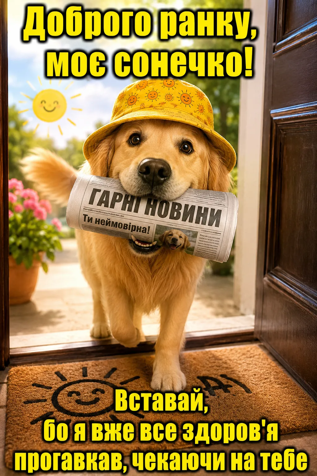 Доброго ранку, моє сонечко: картинки та найтепліші побажання для чудового настрою