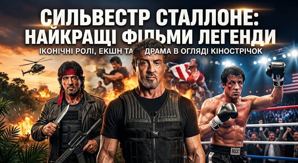 Повна добірка фільмів Сильвестра Сталлоне Повна добірка фільмів Сильвестра Сталлоне
