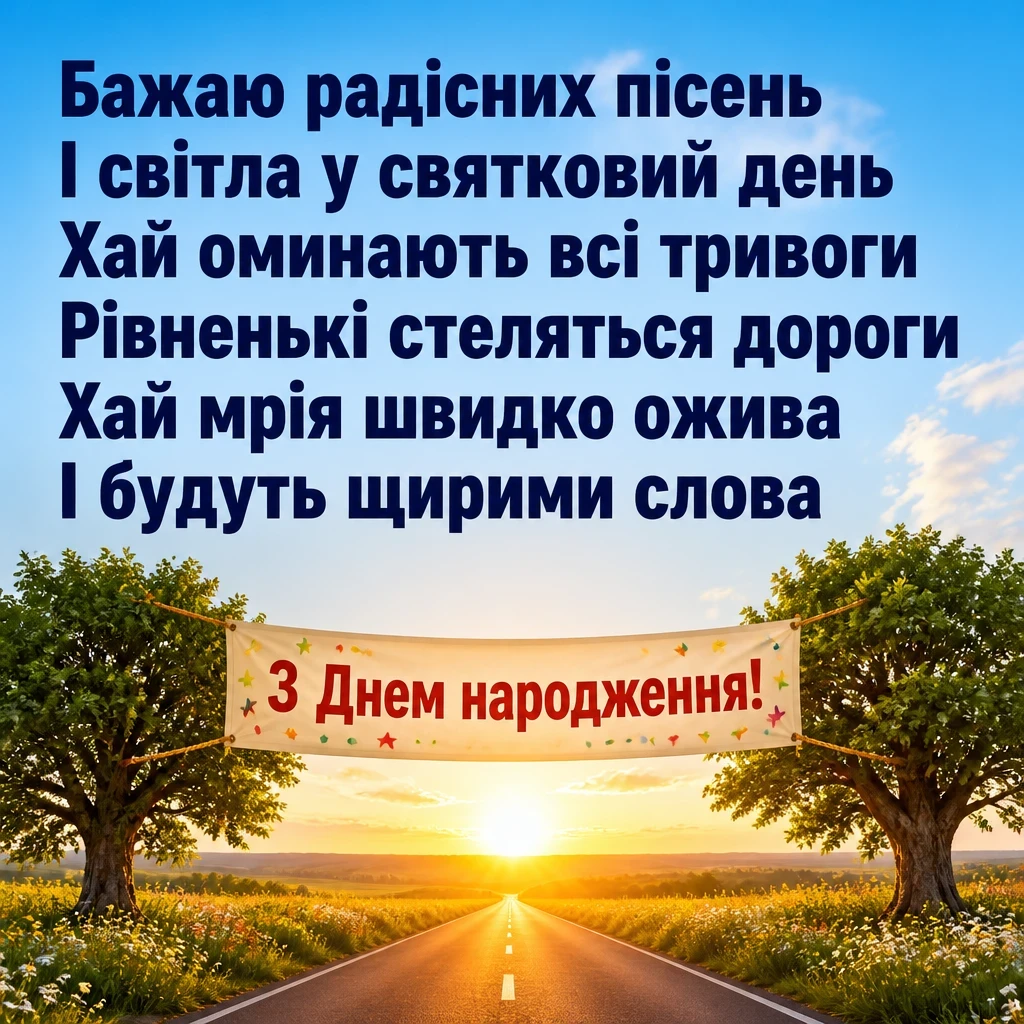 українські привітання з днем народження