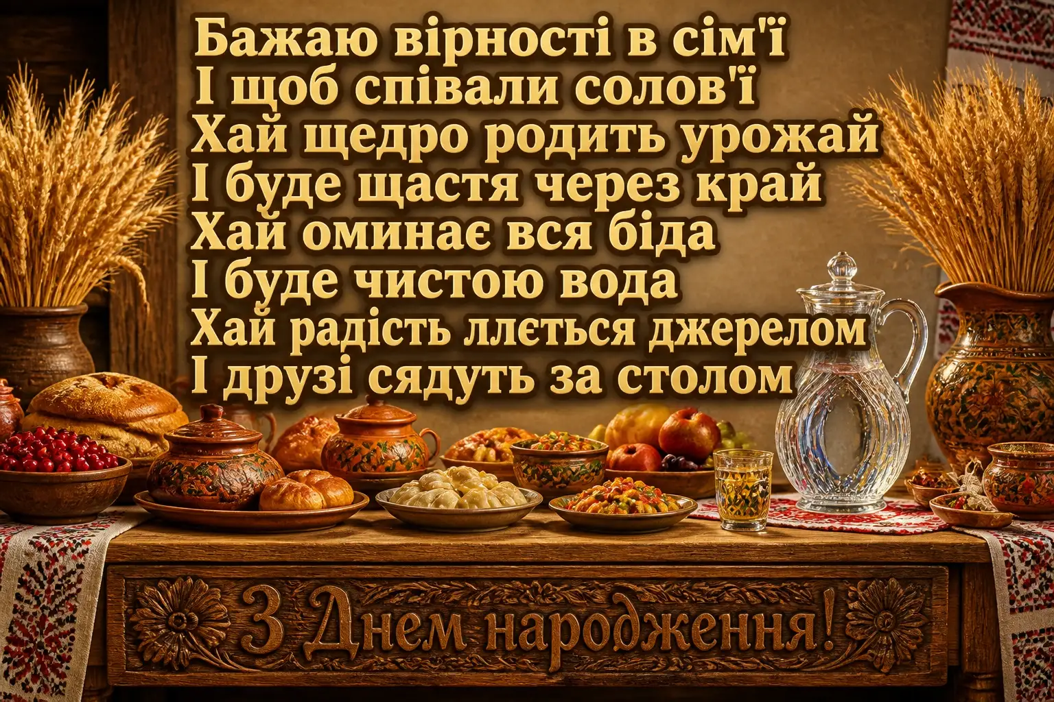 українські привітання з днем народження