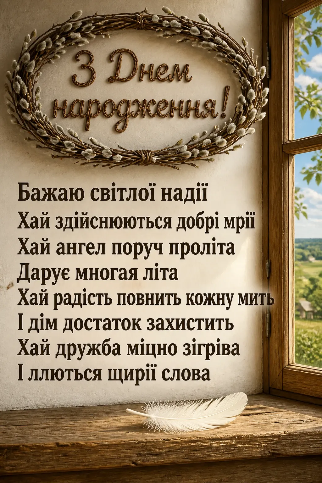 українські привітання з днем народження