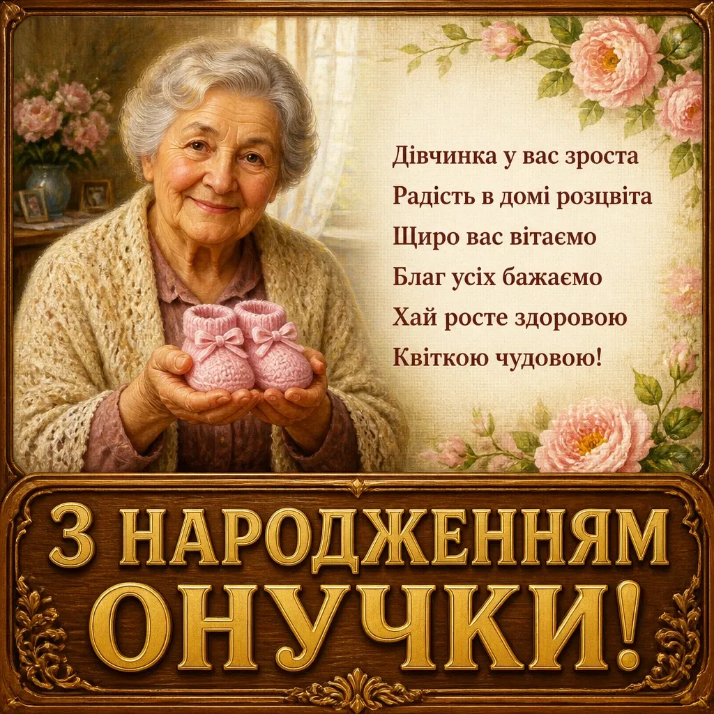 привітання з народженням онучки привітання з народженням онучки