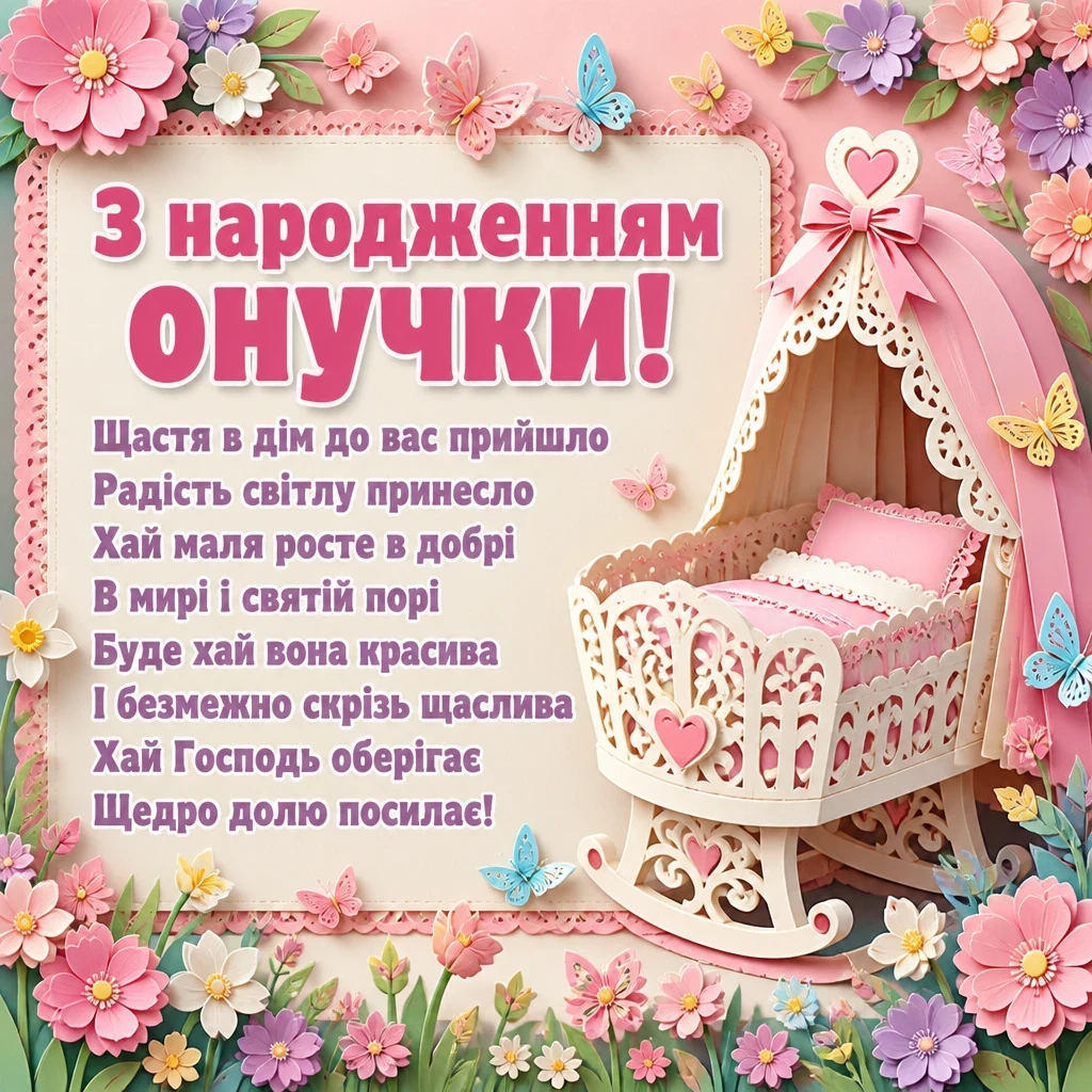 привітання з народженням онучки привітання з народженням онучки