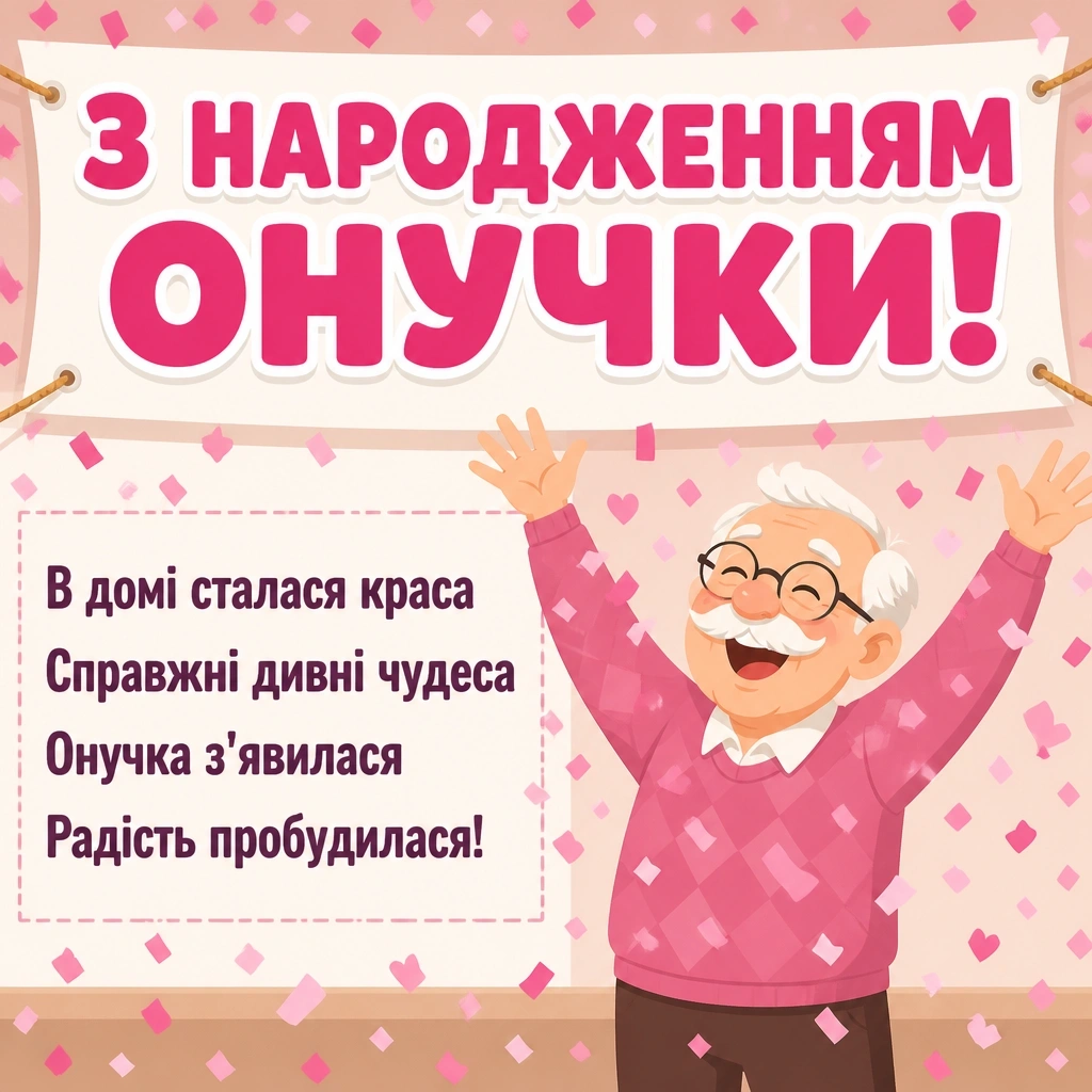 привітання з народженням онучки привітання з народженням онучки