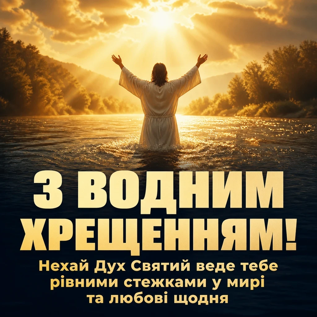 християнські привітання з водним хрещенням християнські привітання з водним хрещенням