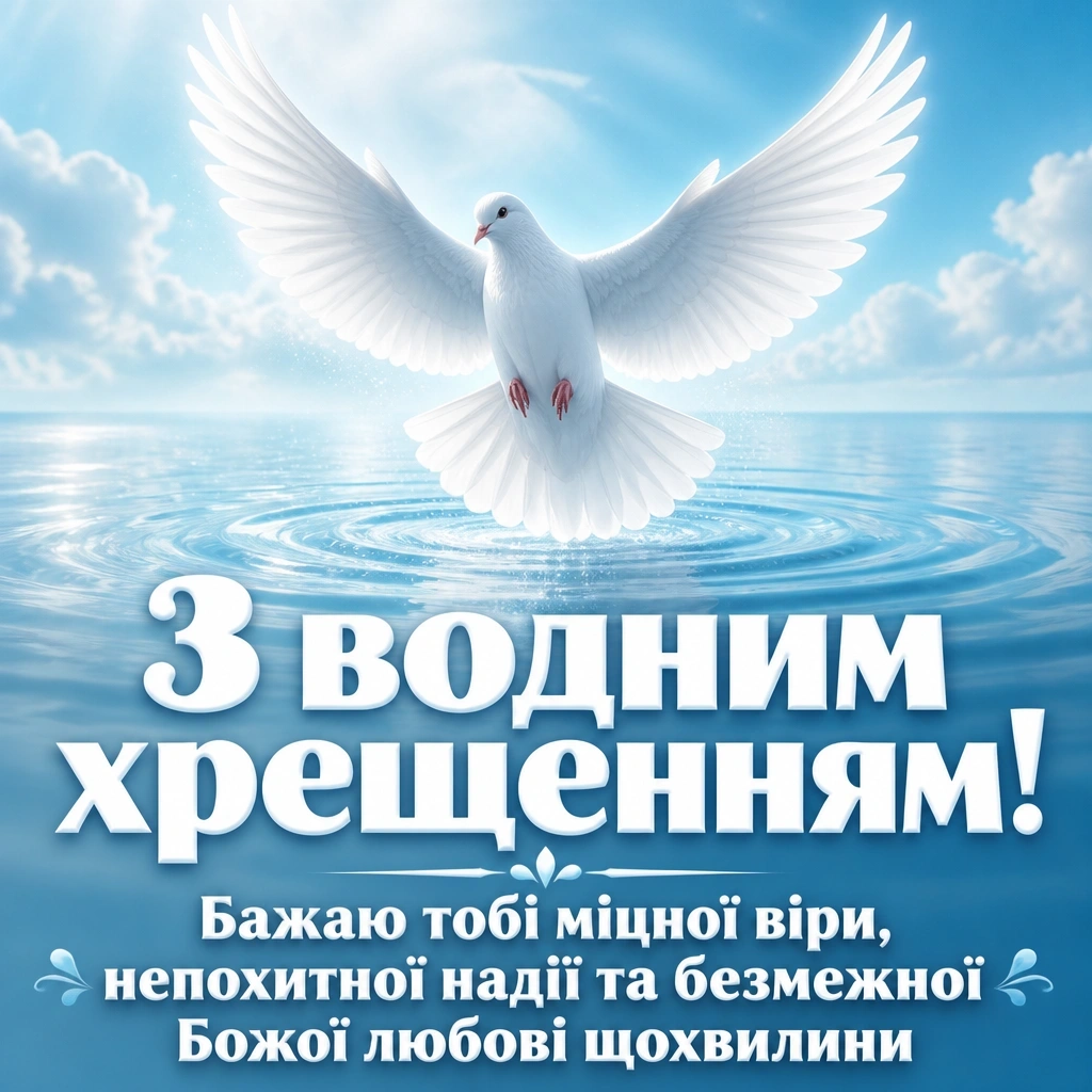 християнські привітання з водним хрещенням християнські привітання з водним хрещенням