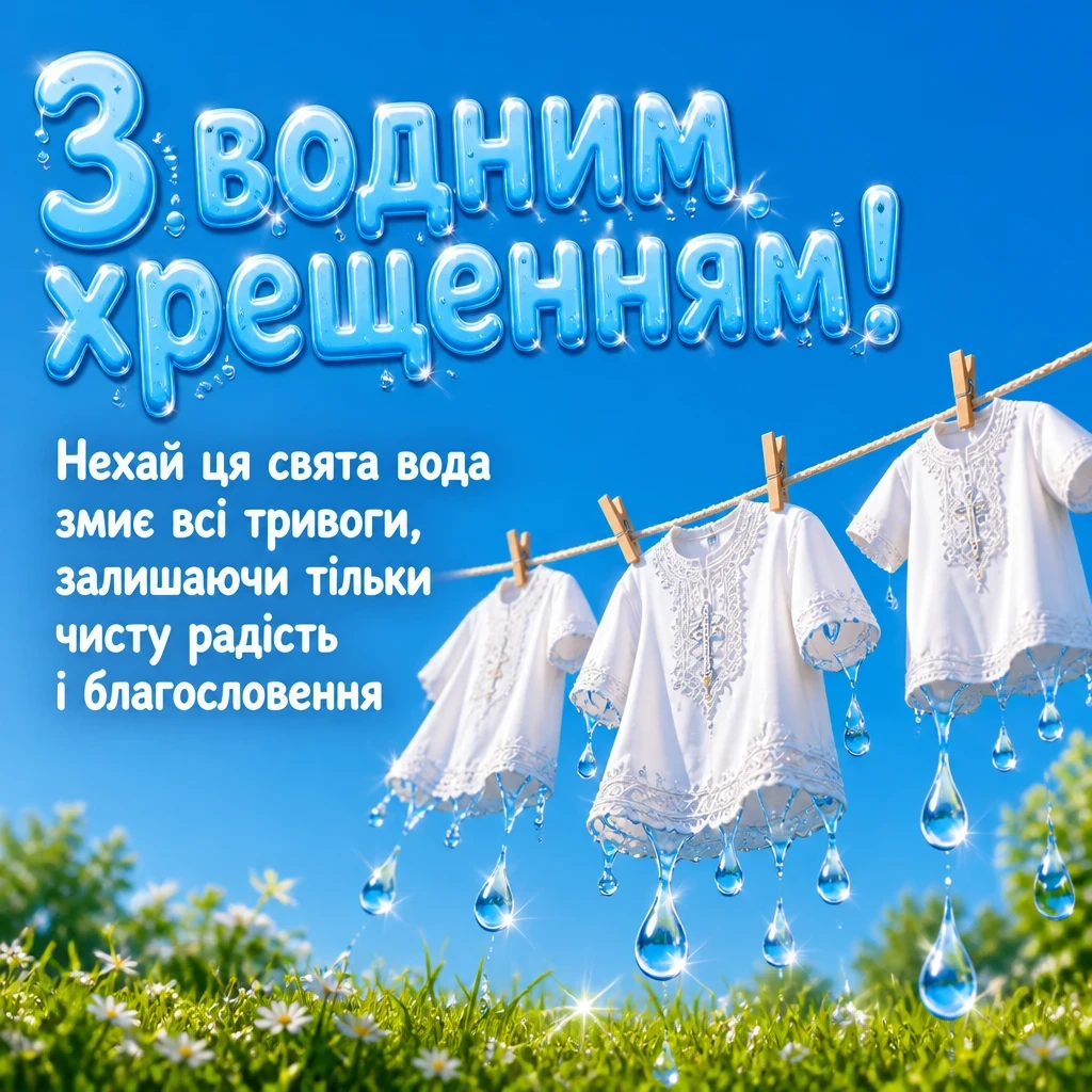 християнські привітання з водним хрещенням християнські привітання з водним хрещенням