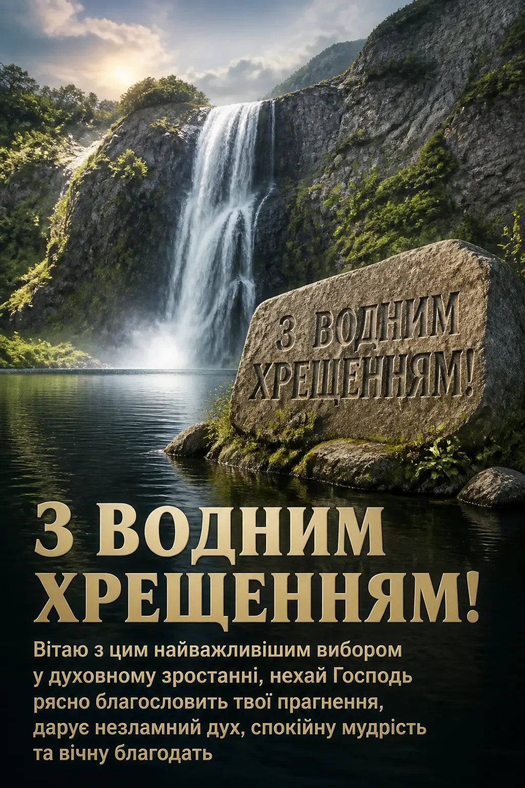 християнські привітання з водним хрещенням християнські привітання з водним хрещенням