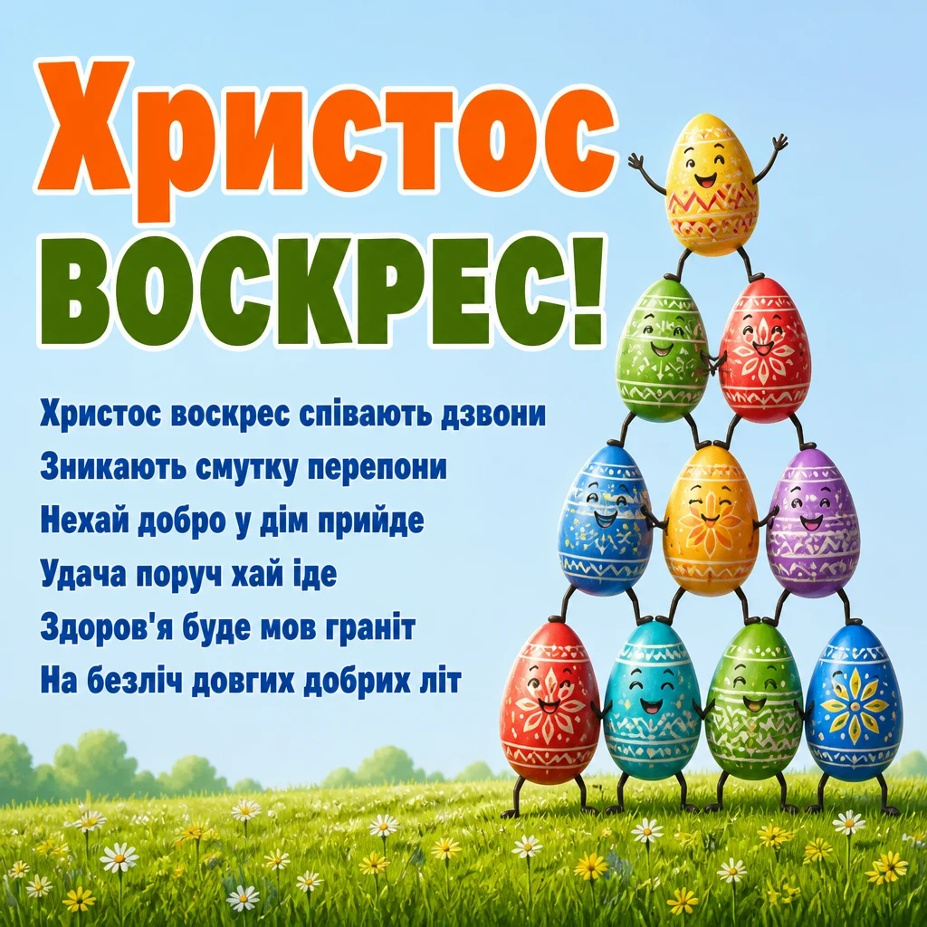 привітання христос воскрес привітання христос воскрес