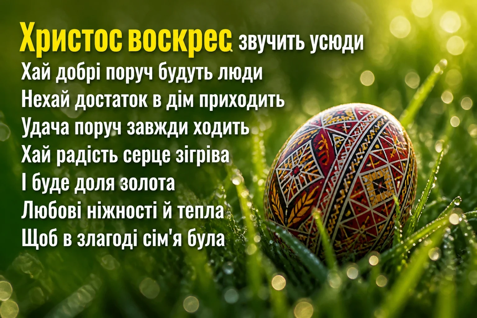 привітання христос воскрес привітання христос воскрес