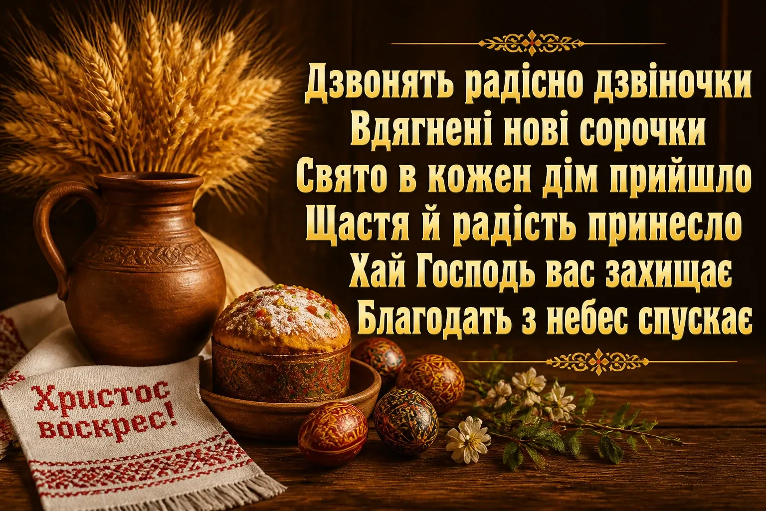 привітання христос воскрес привітання христос воскрес