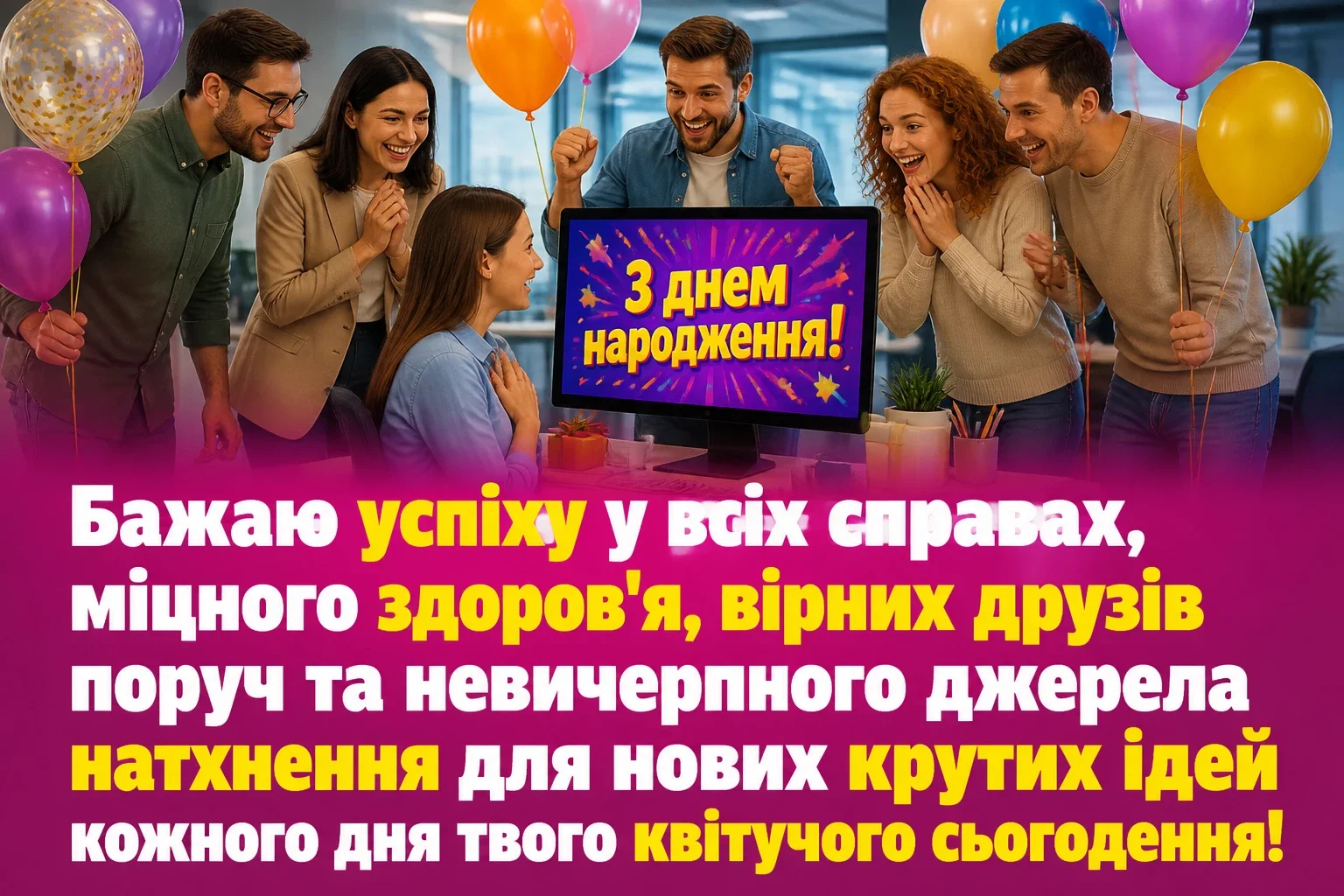 сучасне привітання з днем народження сучасне привітання з днем народження