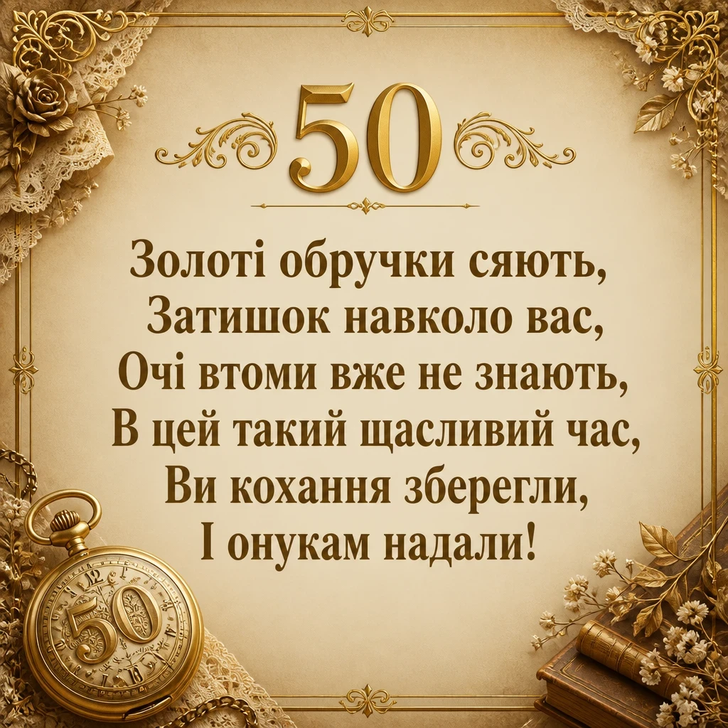віршовані привітання з золотим весіллям віршовані привітання з золотим весіллям