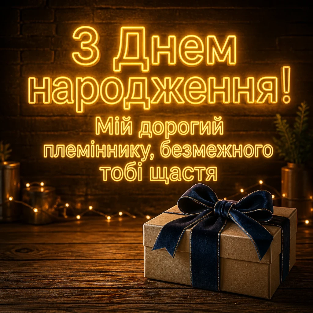 племінник зворушливе привітання з днем народження племіннику
