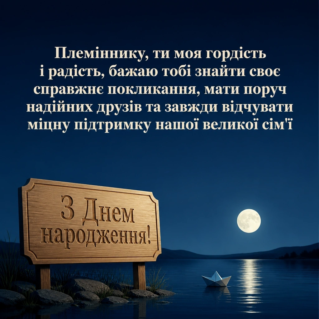 племінник зворушливе привітання з днем народження племіннику